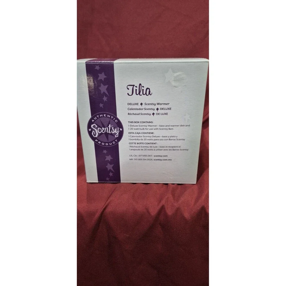 NIB Scentsy Tilia Deluxe Electric Wax Warmer  Retired Winter Tree Silhouette